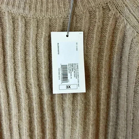Women’s size 3X a new day sweater tan.NWT - Picture 9 of 9
